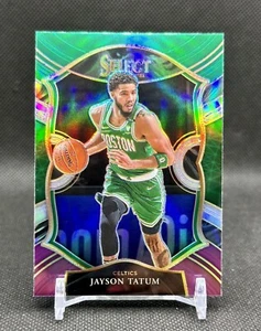 2020-21 Panini Select Concourse Green White Purple Prizm Jayson Tatum #41 - Picture 1 of 2