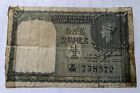 1940 India British 1 Rupee Banknote 