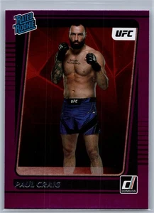 2022 Donruss UFC Paul Craig #202 Purple Flood Rated Rookie - Bild 1 von 2