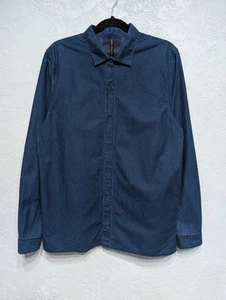 Nudie Jeans Men's Blue Denim Long Sleeve Shirt Size M - Picture 1 of 12