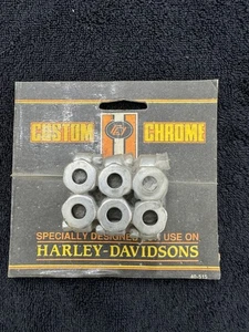 Custom Chrome Harley Seal Hose Ends - Picture 1 of 2