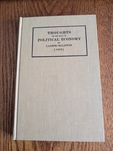 Thoughts on the Study of Political Economy by Laommi Baldwin - Picture 1 of 7