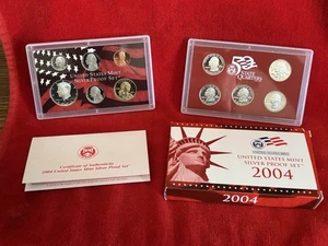 2004 S US Mint Proof Set Original Govt Packaging - Multi-Coin Sets - Picture 1 of 24