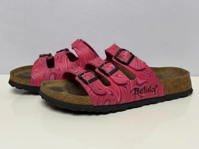 Betula / Birkenstock Sandalen 38 Sandalette Pantolette Schlappen Hausschuhe 8576 - Bild 1 von 4