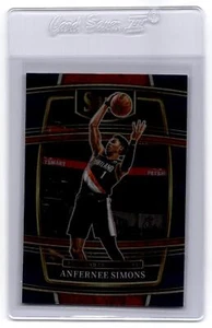 2021-22 Panini Select #29 Anfernee Simons azul (base de venta al por menor) - Imagen 1 de 2
