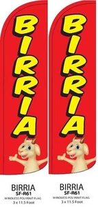 Birria King Size windlose Flagge - 2er Pack (Hardware nicht enthalten) - Bild 1 von 1