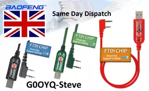 FTDI USB Programming Cable UVK5 Baofeng UV5R BF888S UV82 GT3 AR152 UV5RM CHIRP - Picture 1 of 20