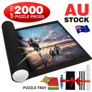 1500/2000PCS Jigsaw Puzzle Roll Up Mat Felt Large Storage Pad Kit Toys Inflator - Picture 1 of 12