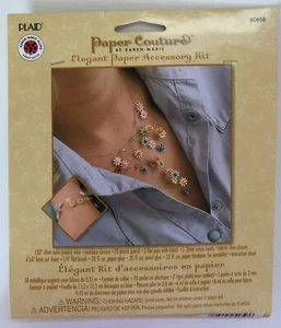 Plaid Karen-Marie Paper Couture Elegant Paper Accessory Kit NEW - Picture 1 of 7