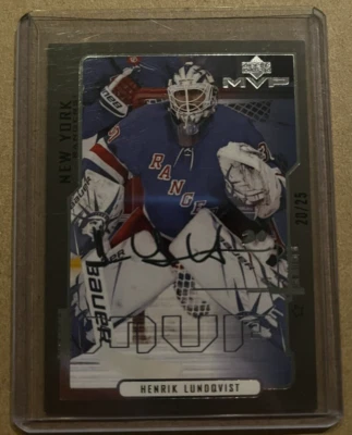 2020-2021 Upper Deck MVP Henrik Lundqvist 20/25 - Image 1 of 2
