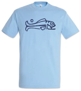 Inca Fish I T-Shirt Empire Tattoo American Indians Indian Tribe Symbol Sign - Picture 1 of 1