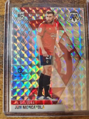 2021 Panini Mosaic La Liga Jon Moncayola Silver Mosaic Prizm Rookie #16 Osasuna - Image 1 of 2