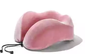 Komfort Reisekissen Memory Foam Nackenkissen mit atmungsaktiver Augenmaske Ohrstöpsel - Bild 1 von 23