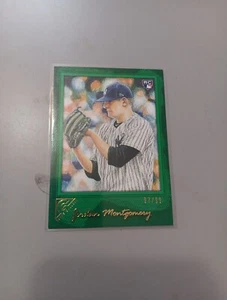 2017 Topps Gallery Jordan Montgomery Green Rookie #97/99 #129 - Picture 1 of 2