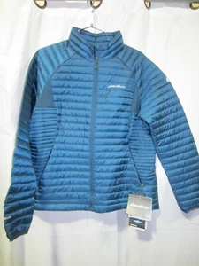 NWT Eddie Bauer MircoTherm 2.0 Stormdown Full Zip Puffer Jacket Women's PL - Picture 1 of 6