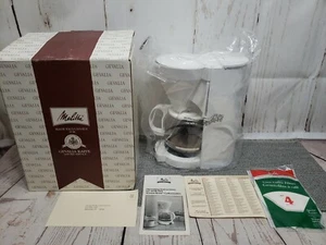 Vtg New In Box Melitta 10 Cup Coffeemaker ACM-10S White Gevalia Kaffe Coffee - Picture 1 of 11