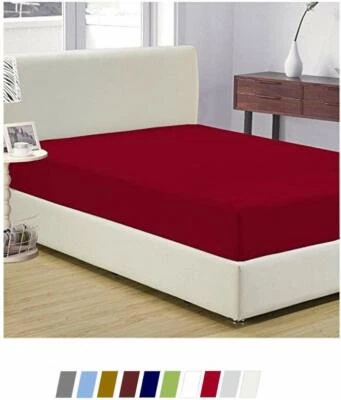 5PCDuvetset/6PCSheet Set Egyptian Cotton All Size-US Burguny TC 400,600,800,1000 - Image 1 of 4