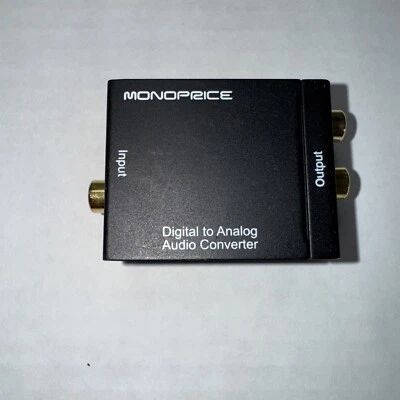 Convertidor de audio digital a analógico Monoprice DCA01 compatible con RoHS R2 sin cables Foto 1 de 4