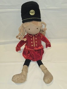2018 FAO Schwarz Soldier Girl Plush Doll Soft Toy By Histaire D'Ours Glitter - Picture 1 of 7