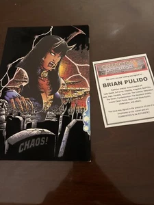 LADY DEATH BETWEEN HEAVEN & HELL #1 (1994) SIGNED! BLACK VELVET - 9.4 NEAR MINT - Picture 1 of 5