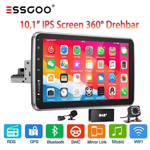 Android 13.0 360° Drehbar Bildschirm GPS Navi DAB+ BT FM Autoradio 1 DIN Kamera - Bild 1 von 14