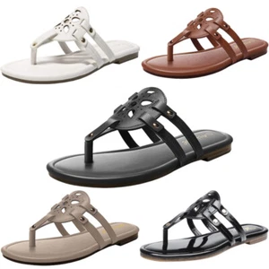 Women Summer Thong Flip Flop Sandals Comfortable Slip On Casual Flat Sandals - Picture 1 of 31