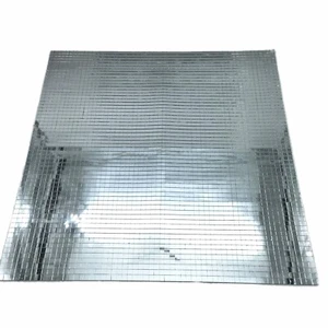 Spiegelmosaik Spiegelglasfliesen 5x5mm/30x30cm selbstklebend Silber 3136St/Blatt - Bild 1 von 6