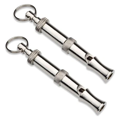 2er Set Hundepfeife Einstellbar bis 350m Hochfrequenzpfeife Trainingspfeife - Bild 1 von 4