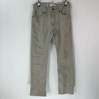 Levis 511 Youth Boys Slim Fit Khaki Beige Denim Jeans Size 16 Regular 28X28 - Imagem 1 de 4