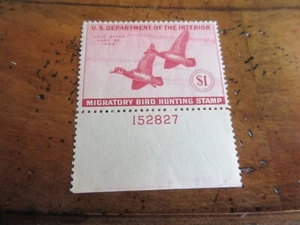 Mint NH United States Federal Duck Stamp Plate Single Scott RW10 - Picture 1 of 2