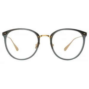 Brand New Linda Farrow Eyeglass Frames CALTHORPE LFL/251 090 Navy/Gold 51mm - Picture 1 of 5