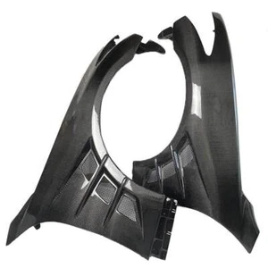 Carbon Fiber Front Fenders w/o Light Hole for Infiniti G37 2-Door 2008-2013 - Picture 1 of 6