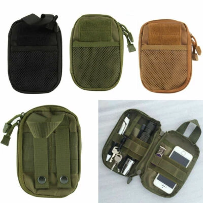  Tactical Molle Pouch EDC Multi-purpose Belt Waist Pack Bag Utility Phone Pocket - image 1 of 4