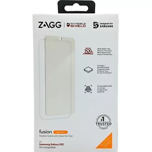 Screen Protector for Samsung Galaxy S22 by Zagg Fusion Anti-Scratch Clear - Picture 1 of 2