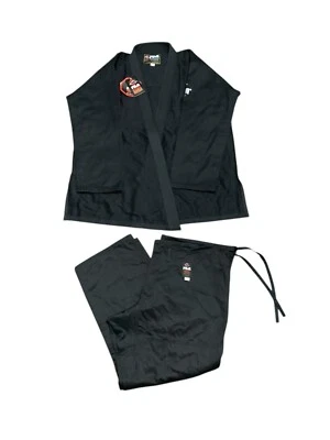 Fuji Kimono Black Martial Arts Uniform A5 Jiu Jitsu NEW - Image 1 of 4