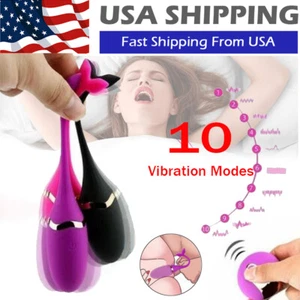 Wireless Remote Control Vibrator G-Spot-Dildo Bullet-Egg Adult-Sex-Toy-for Women - Picture 1 of 13