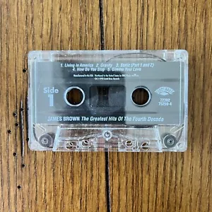 James Brown - Greatest Hits The Fourth Decade Cassette Tape (NO CASE OR INSERT) - Picture 1 of 2