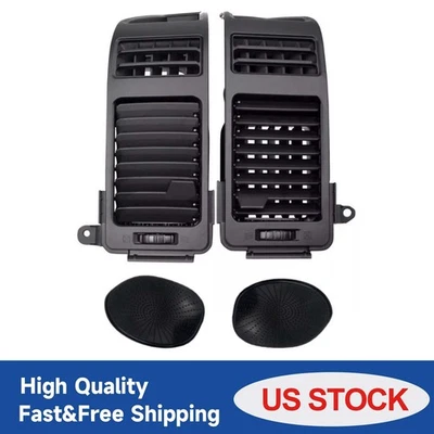 1 Pair Front Black Air AC Vent Grille for Nissan TITAN 04-15 Armada 05-06 Foto 1 de 4