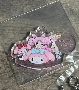 Schlüsselanhänger Sailor Mini Moon Rini & Sanrio My Melody Acryl - Bild 1 von 3