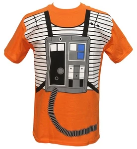 Star Wars I Am Luke Skywalker Flight Suit Mighty Fine Adult Costume T-Shirt - Picture 1 of 3