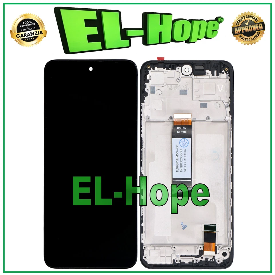 DISPLAY LCD + FRAME PER XIAOMI XIAOMI REDMI NOTE 12R 23076RA4BC TOUCH SCREEN - Immagine 1 di 1