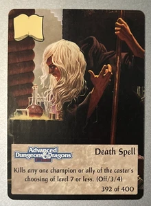 Spellfire CCG Common Card Death Spell - 1st Edition 392 of 400 - Picture 1 of 1