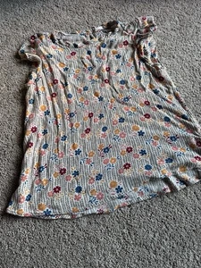 Les Armis Women’s Floral Ruffle Blouse Medium - Picture 1 of 9