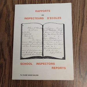 Rapports des inspecteurs d'ecoles/School Inspectors Reports (signed) - Picture 1 of 5