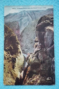 Looking Down into the Royal Gorge, Colorado - Picture 1 of 2