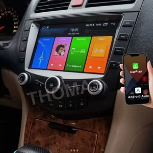 9" PARA HONDA ACUERDO ANDROID 14 CARPLAY COCHE ESTÉREO RADIO GPS NAVEGACIÓN WIFI 2003-2007 - Imagen 1 de 22