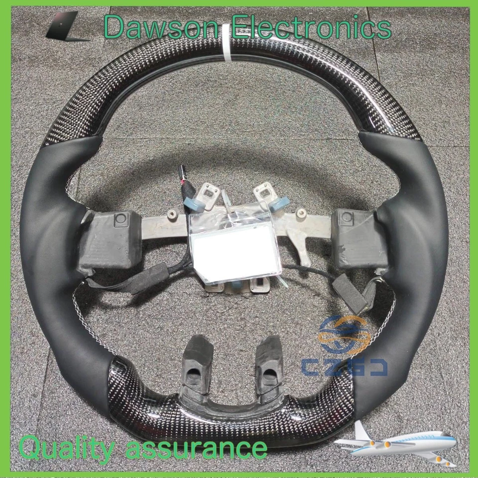 Volante de fibra de carbono personalizado Fit Ram cargador clásico R/T con calefacción 12+ Foto 1 de 3