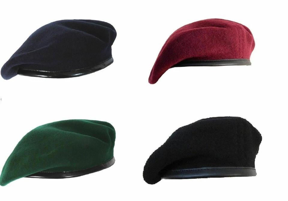 Béret Casquette Chapeau Laine Militaire Armée Française Homme Femme Bleu... - Photo 1/1