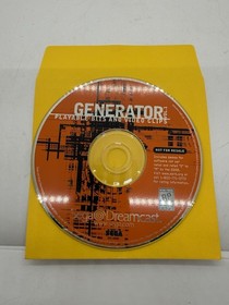 --DISC ONLY-- Generator Vol. 1 Playable Bits and Video Clips (Sega Dreamcast)