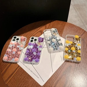 Girly Sparkly Luxury Bling Diamonds Back Phone Case For Google T-Mobile Orbic - Picture 1 of 21